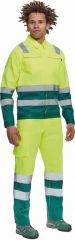 VALENCIA HI-VIS bunda žlutá/zelená