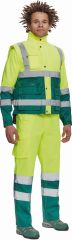 HELLIN HI-VIS zimní vesta žlutá/zelená