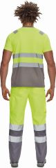 MONZON HI-VIS tričko žlutá/šedá