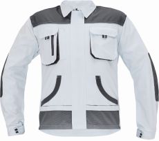 HANS bunda bílá/šedá