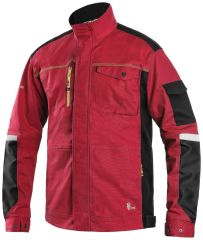 STRETCH montérková blůza - červeno/černá