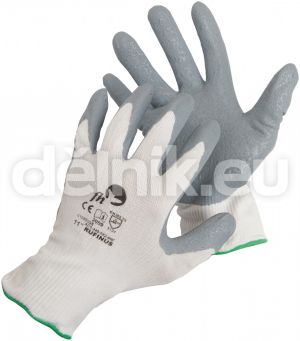 RUFINUS Pracovní rukavice nylon/nitril
