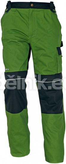 STANMORE GREEN pracovní kalhoty do pasu zelené