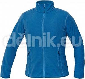 GOMTI fleecová bunda světle modrá