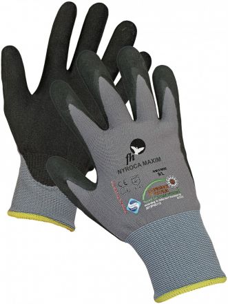 NYROCA MAXIM pracovní rukavice máčené v nitrilu