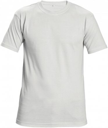 GARAI 190GSM bílé tričko s krátkým rukávem