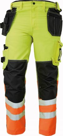 KNOXFIELD HI-VIS 310 FL kalhoty žlutá/oranžová