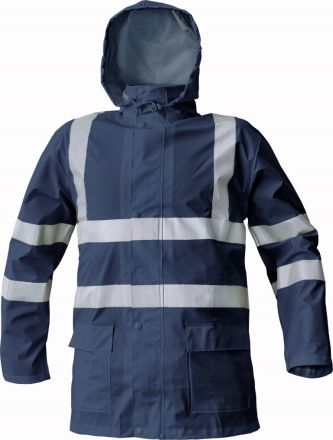 SIRET HI-VIS SOUPRAVA bunda a kalhoty tmavě modrá
