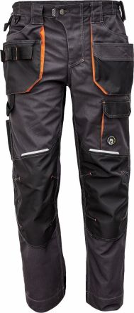 EMERTON+ kalhoty do pasu antracit/oranžová