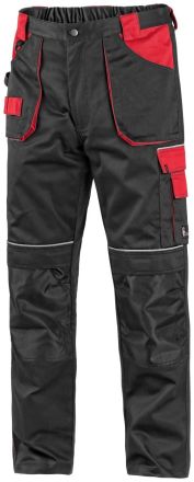 ORION TEODOR kalhoty do pasu černo/červené