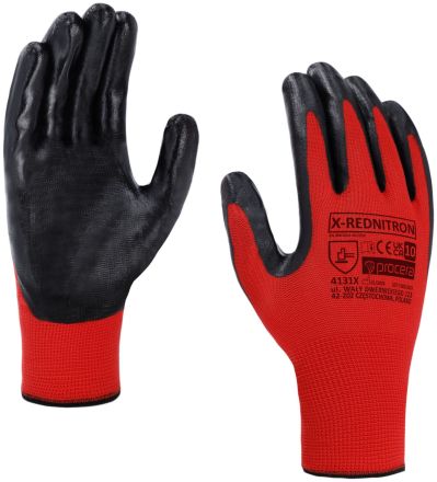 X-REDNITRON rukavice potažené nitrilem