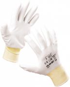 BUNTING ECO HS-04-003 pracovní rukavice PE/PU bílé