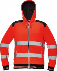 KNOXFIELD HI-VIS mikina červená