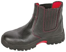STEELER FOUNDER S3 HRO kotníková bezpečnostní obuv - černá/červená