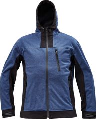 HUYER softshellová bunda modrá
