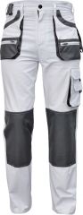 CARL BE-01-003 kalhoty bílá/šedá