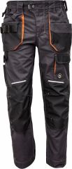 EMERTON+ kalhoty do pasu antracit/oranžová
