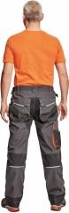 EMERTON+ kalhoty do pasu antracit/oranžová