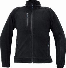 BHADRA fleecová bunda černá