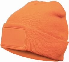 MEEST pletená čepice oranžová