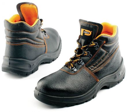 ERGON ALFA O1 kotníková pracovní obuv - černá/oranžová