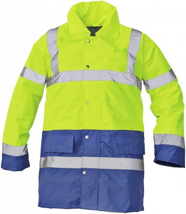 SEFTON HV zimní reflexní bunda - žlutá/royal