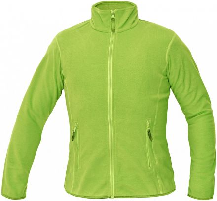 GOMTI fleecová bunda limetková
