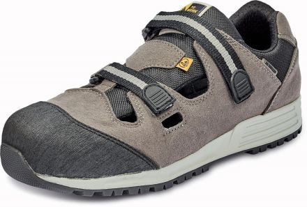 RUNNER S1P ESD sandál bezpečnostní - šedá/černá
