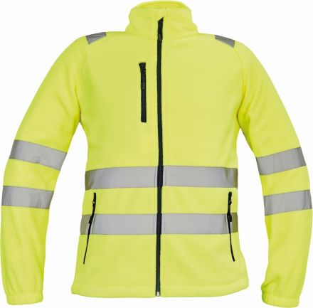 ALMERIA HI-VIS fleecová bunda žlutá