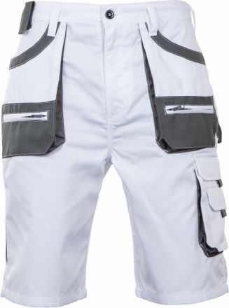 CARL BE-01-009 šortky bílá/šedá