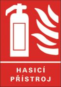 Bezpečnostní tabulka - Hasící přístroje