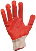 SCOTER pracovní rukavice PVC - vel.8 červené