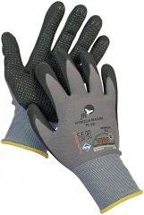 NYROCA MAXIM DOTS pracovní rukavice máčené v nitrilu