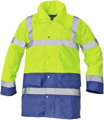 SEFTON HV zimní reflexní bunda - žlutá/royal