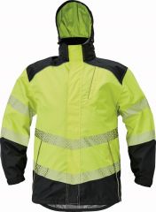 KNOXFIELD PROFI HI-VIS bunda žlutá/černá