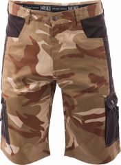 CRAMBE šortky béžová camouflage