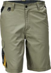 CREMORNE šortky světle olivová/černá