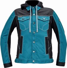 NEURUM CLASSIC bunda s kapucí petrolejová