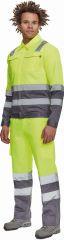 VALENCIA HI-VIS bunda žlutá/šedá