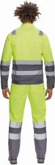 VALENCIA HI-VIS bunda žlutá/šedá