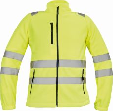 ALMERIA HI-VIS fleecová bunda žlutá