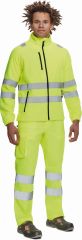 ALMERIA HI-VIS fleecová bunda žlutá