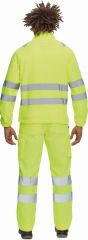 ALMERIA HI-VIS fleecová bunda žlutá