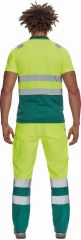CADIZ HI-VIS polokošile žlutá/zelená