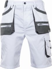 CARL BE-01-009 šortky bílá/šedá