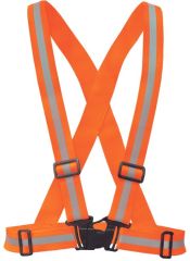 REFROX Reflexní elastický kříž HV oranžová