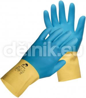 CASPIA Pracovní rukavice latex/neopren