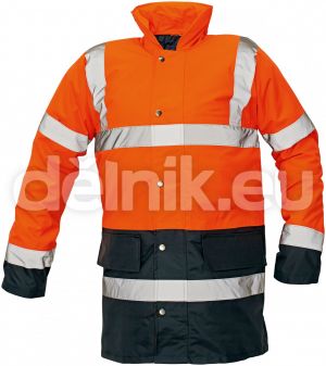 SEFTON zimní reflexní bunda - oranžová