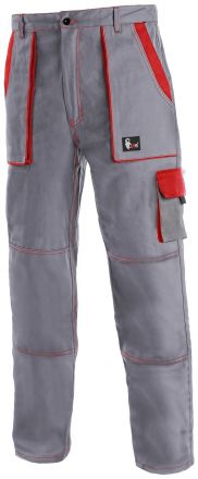 CXS LUXY JOSEF montérkové kalhoty šedo-červené