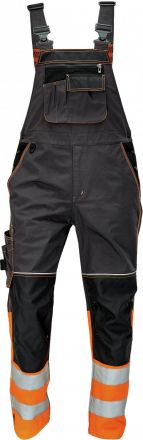 KNOXFIELD REFLEX kalhoty s laclem antracit/oranžová